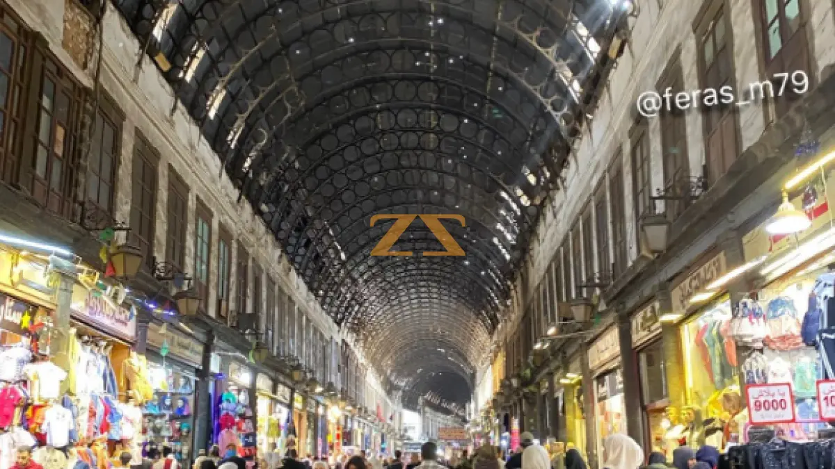 للبيع محل طابقي في سوق الحميدية مقابل خان الجمرك